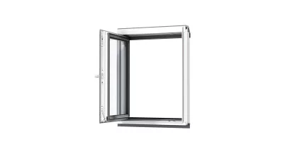 VELUX VFA 2066 - Oldalra nyiló fa térdfal ablak jobbos, fehérre festett