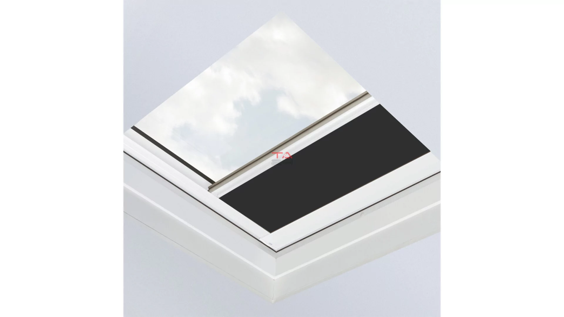 FAKRO ARF/D Z-Wave Solar - Napelemes fényzáró roló felülvilágítóhoz (Gyártói cikkszám: ADOCKAA26501)