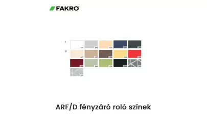 FAKRO ARF-D színek 2022