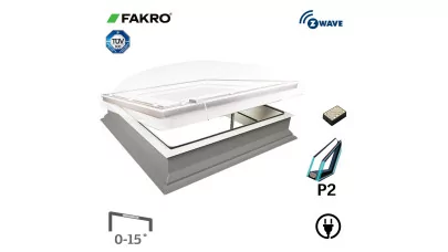 FAKRO DEC-M P2 Z-Wave - Opál kupolás elektromos vezérlésű felülvilágító ablak 2.
