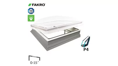 FAKRO DMC-M P4 Secure - Opál kupolás hajtókaros működtetésű betörésgátló felülvilágító ablak 2.
