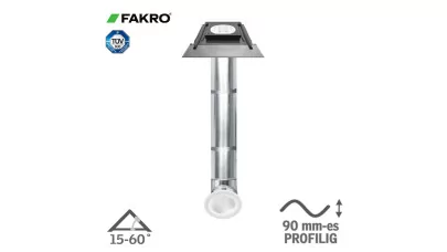 FAKRO SRH - Merevfalú síküvegű fénycsatorna burkolókeretes, magasprofilú fedéshez 2.