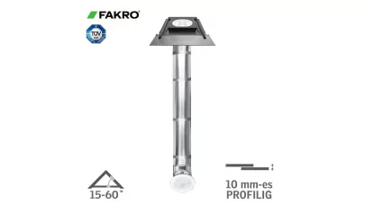 FAKRO SRS - Merevfalú síküvegű fénycsatorna burkolókeretes, sík fedéshez - zsindely és pala fedéshez 2.