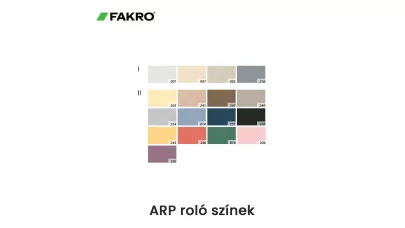 FAKRO ARP színek 2022