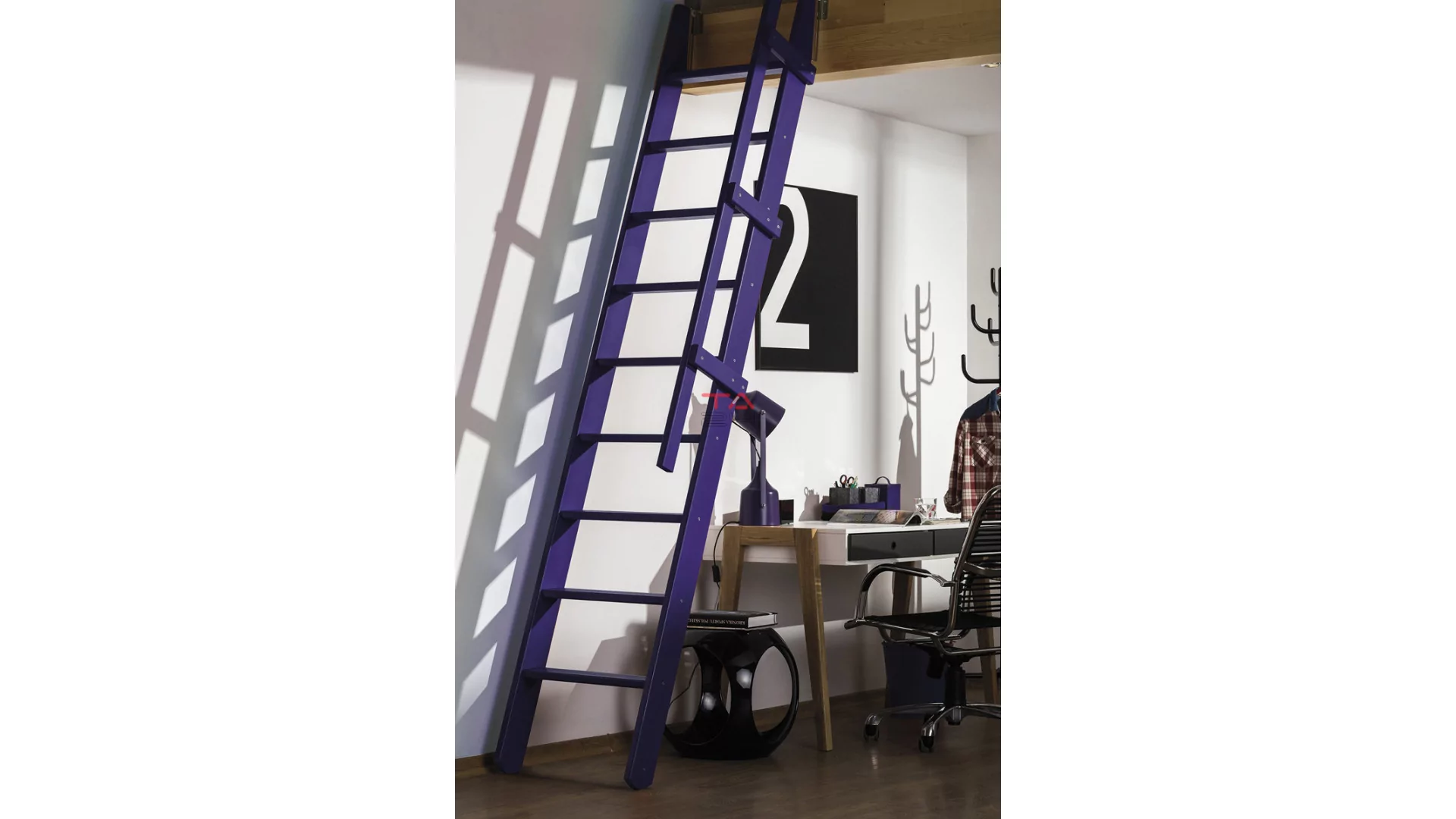 FAKRO MSP Colour - Fix lépcső RAL5022 (Gyártói cikkszám: 869319)