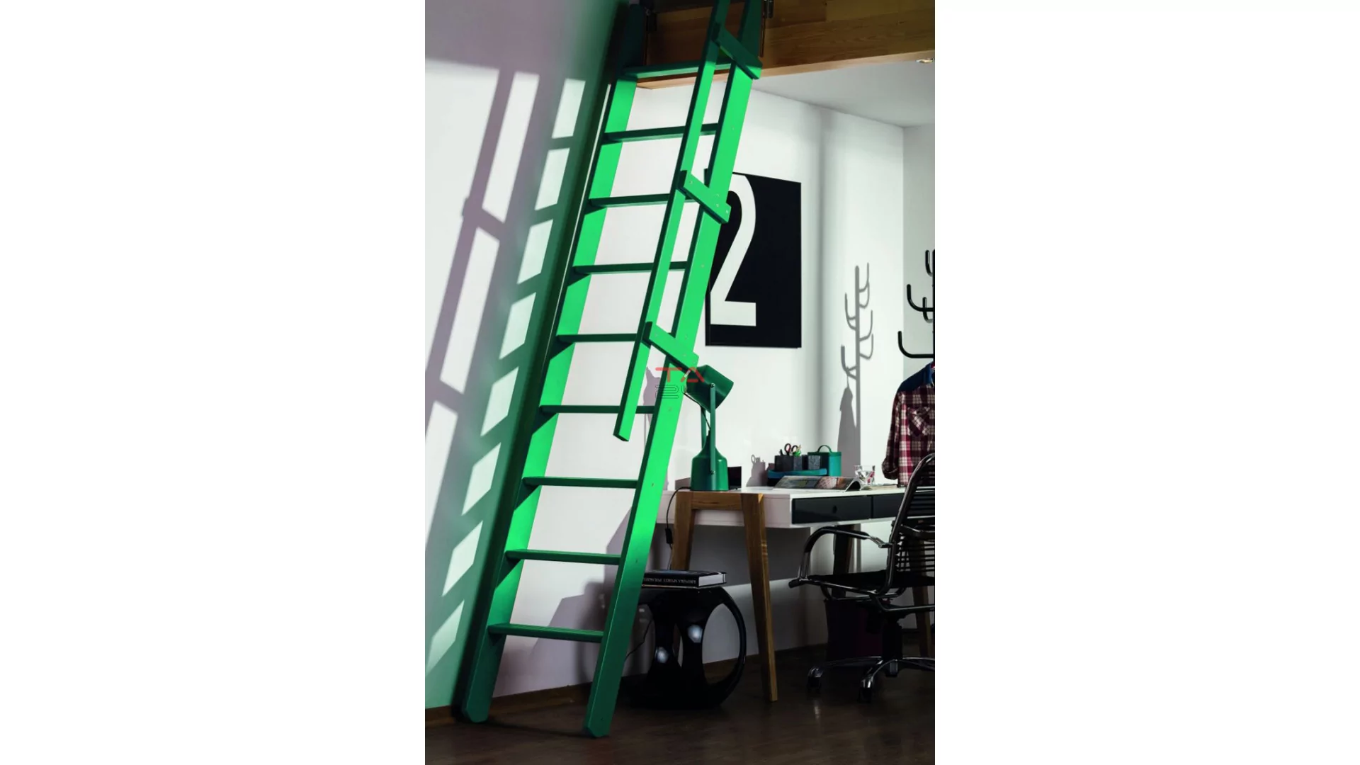 FAKRO MSP Colour - Fix lépcső RAL6026 (Gyártói cikkszám: 869325)