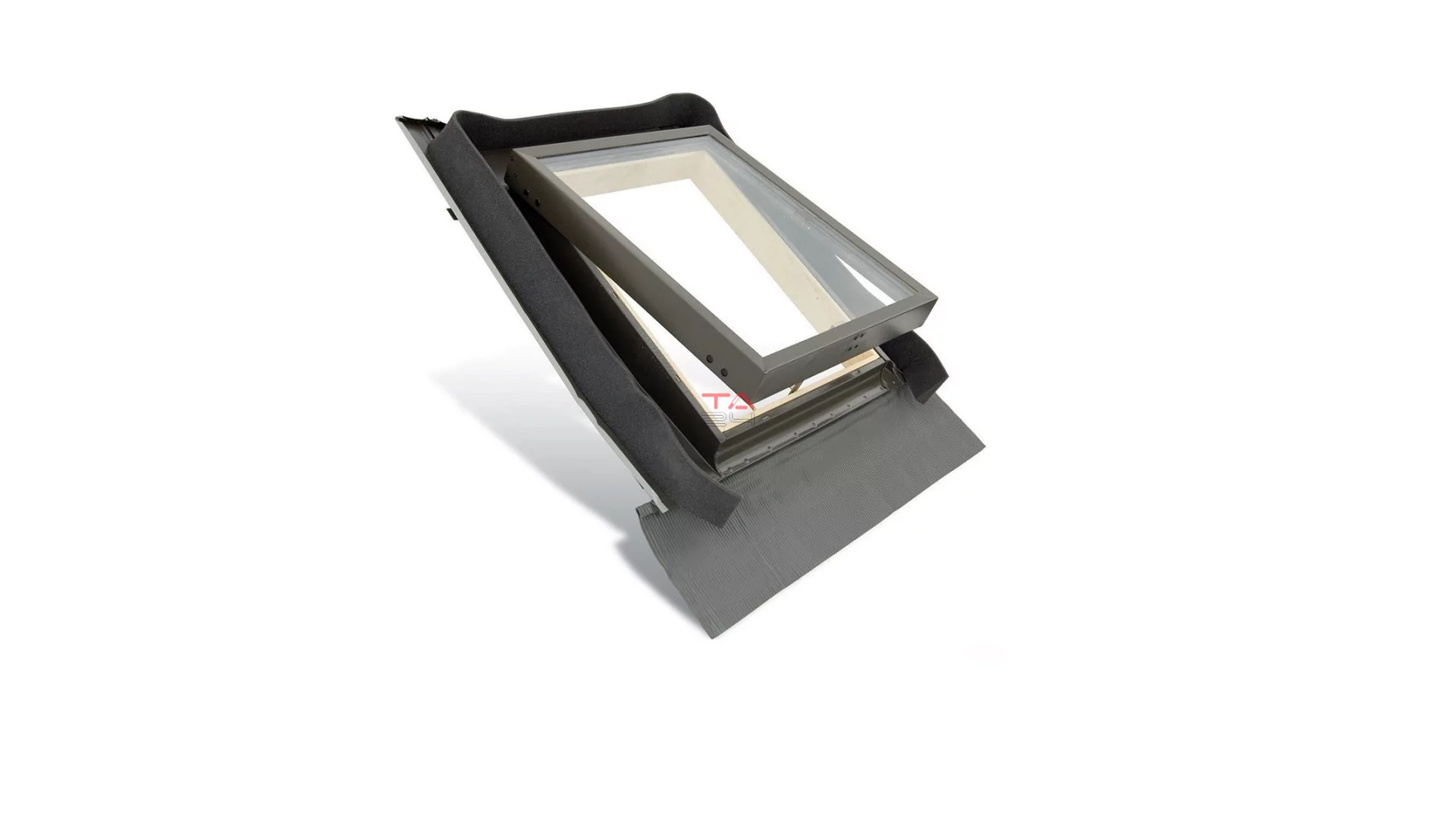 VELUX VLT 1000 - Felnyíló fa tetőkibúvó ablak, fém külső borítással, alumínium szárnnyal (Gyártói cikkszám: VLT 025 1000)