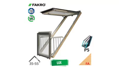 FAKRO FGH-V P5 - Fa tetőerkély ablak 2.