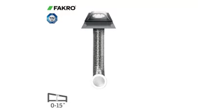 FAKRO SFF - Flexibilis kupolás fénycsatorna lapostetőhöz burkolókeretes 2.