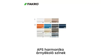 FAKRO APS színek 2022