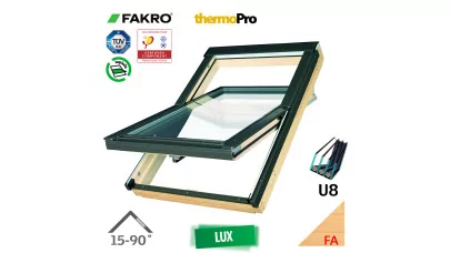 FAKRO FTT U8 Thermo - Billenő fa tetőtéri ablak 2.