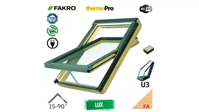 FAKRO FTP-V U3 WiFi BleBox - Billenő elektromos fa tetőtéri ablak távvezérléssel 2.