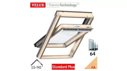 VELUX GLL 1064 - Billenő fa tetőtéri ablak 2.