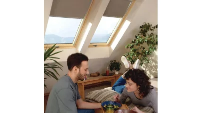 FAKRO GREENVIEW FTP-V P50 APMX - Billenő fa tetőtéri ablak, antracit külsővel 2.