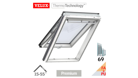 VELUX VFE 3066 - Bukó fa térdfal ablak